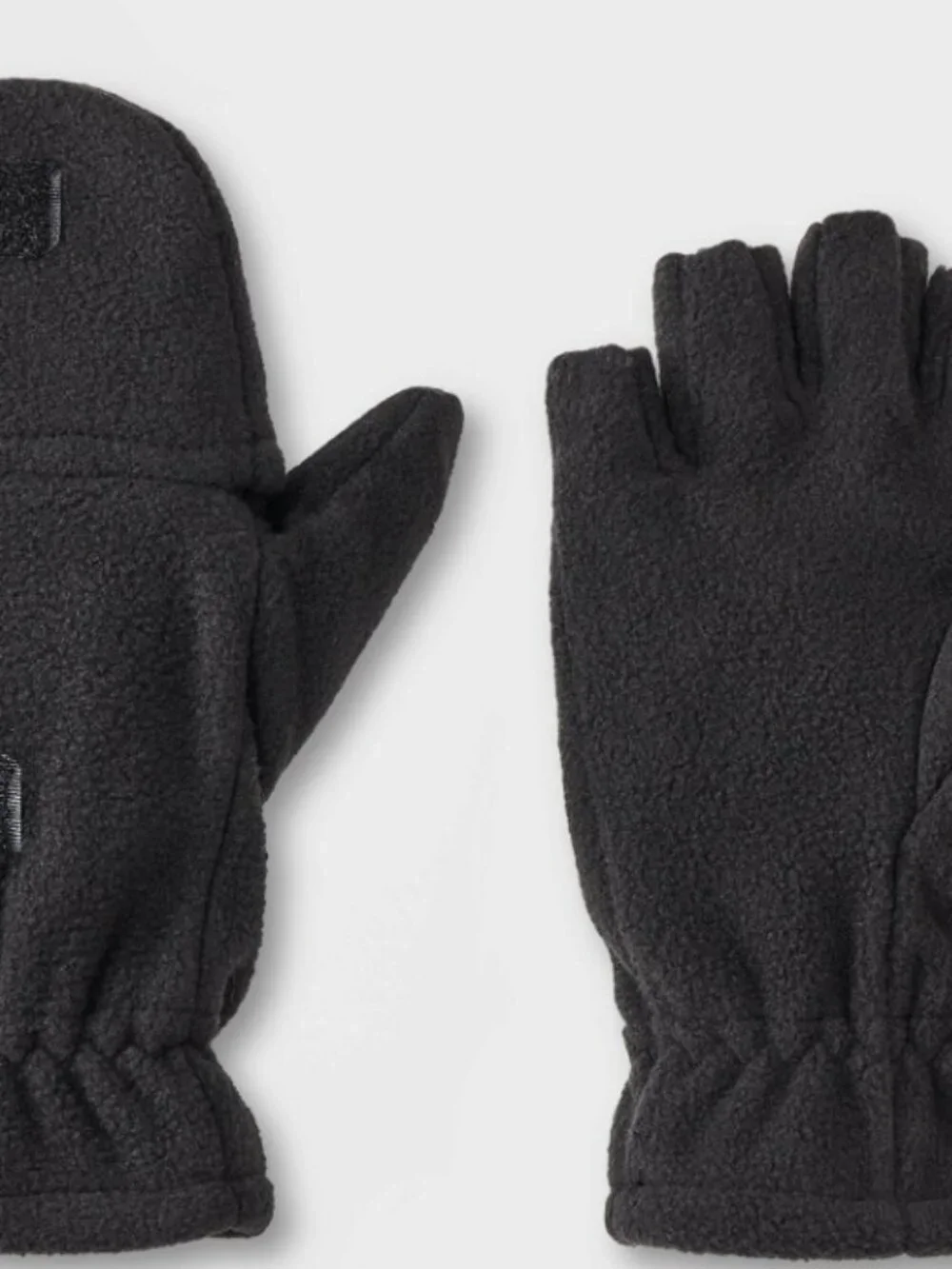 Boys' Flip-Top Glove - Cat & Jack™ Black 4-7